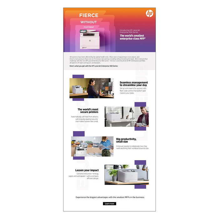 HP Color LaserJet Enterprise MFP M480f 4in1 A4 LAN ADF 27 ppm 600x600 DPI