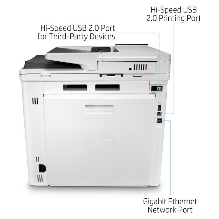 HP Color LaserJet Enterprise MFP M480f 4in1 A4 LAN ADF 27 ppm 600x600 DPI
