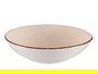 Vessia Plato Relieve Hondo Beige 20 cm Gres Apto Lavavajillas Microondas (Set de 24)
