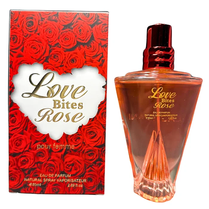 Fine Perfumery Love Bites Rose Agua de perfume para mujeres 85 ml