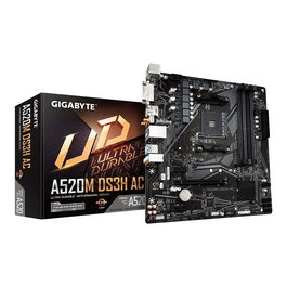 Gigabyte Placa Base A520M DS3H AC AMD A520 Socket AM4 DDR4 WiFi 5 mATX