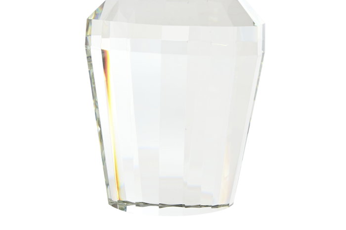 DKD Home Decor Lámpara Sobremesa Transparente Blanco 21 x 43 x 21 cm