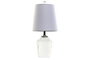 DKD Home Decor Lámpara Sobremesa Transparente Blanco 21 x 43 x 21 cm