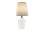 DKD Home Decor Lámpara Sobremesa Transparente Blanco 21 x 43 x 21 cm
