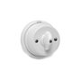 Edm Conmutador de Palomilla Porcelana Superficie Serie Vintage 10A 250V Ø80mm Blanco