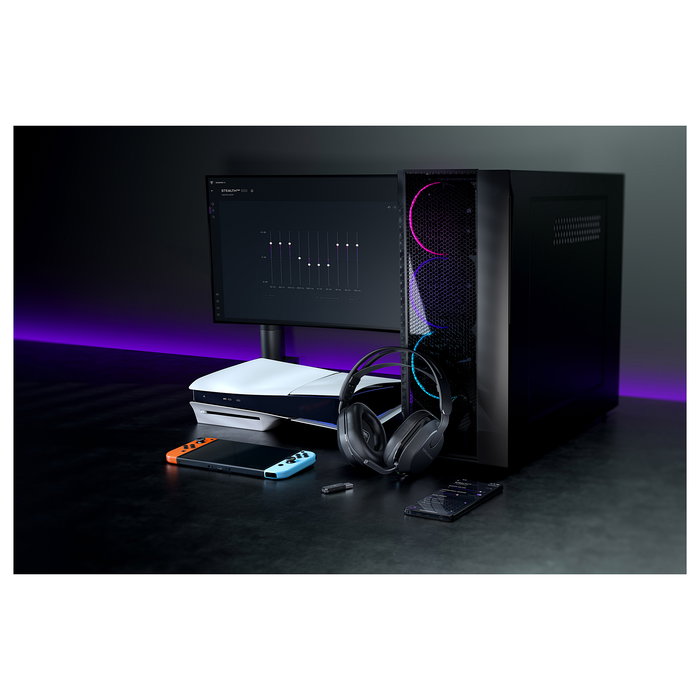 Turtle Beach Stealth 500 Auriculares de Juego Inalámbricos PC/PS5/PS4/Móvil, Over-Ear, Bluetooth 5.2, 40h Batería, Micrófono Boom, Negro Turtle Beach Stealth 500 Auriculares de Juego Inalámbricos PC/PS5/PS4/Móvil, Over-Ear, Bluetooth 5.2, 40h Batería, Micrófono Boom, Negro