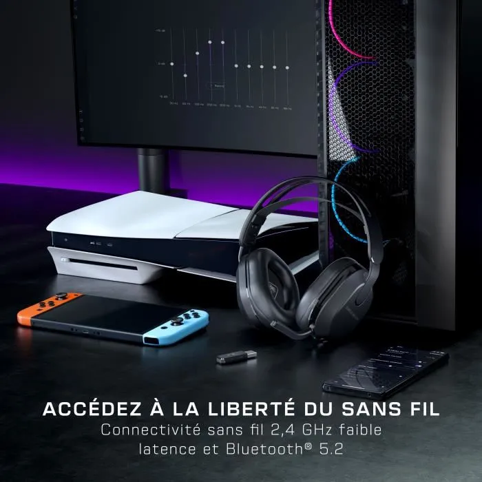 Turtle Beach Stealth 500 Auriculares Inalámbricos Over-Ear Negro