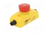 ABB SMILE Casete de control con 1 botón de cabeza de seta rojo