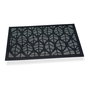 Hidalgo Felpudo Goma/Moqueta Hojas Gris 75 x 45 x 0,5 cm