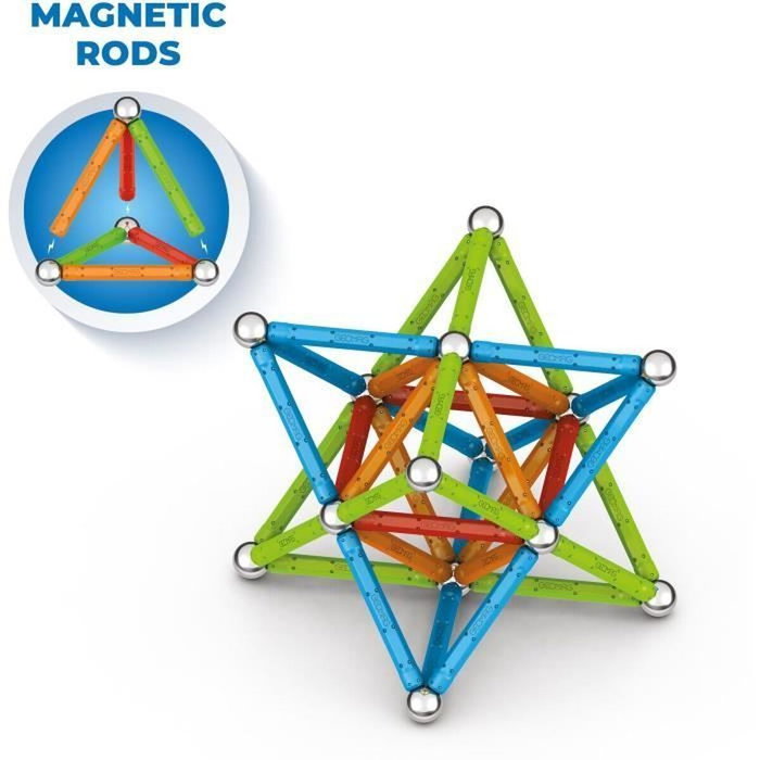Geomag Supercolor - Juego de construcción magnético de 93 piezas