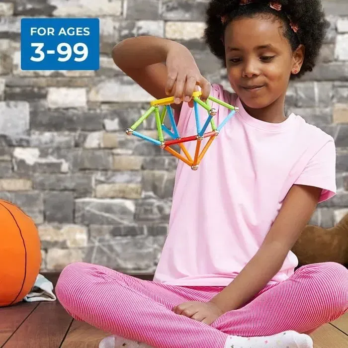 Geomag Juego de Construcción Magnético Supercolor 93 Piezas GEO0871772003854 A partir de 3 Años