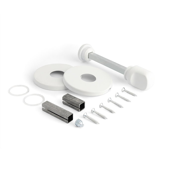 JANDEL Muletilla Desbloqueo Zamak 50x5mm Negro, Latón, Cromo, Blanco, Antracita para Baños