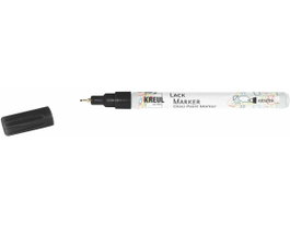 Kreul Lack Marker Rotulador de pintura brillante negro punta extra-fina 0,80mm