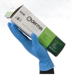 IGARTEX Guante Desechable Nitrilo Azul NA48 S/Polvo Talla M (8) - Caja 100 Uds.