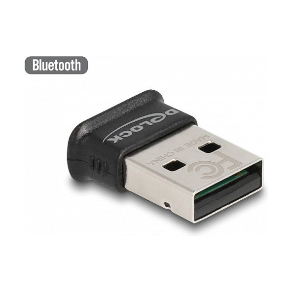 DeLOCK Adaptador Bluetooth 5.0 Clase 1 Micro Diseño Negro DeLOCK Adaptador Bluetooth 5.0 Clase 1 Micro Diseño Negro