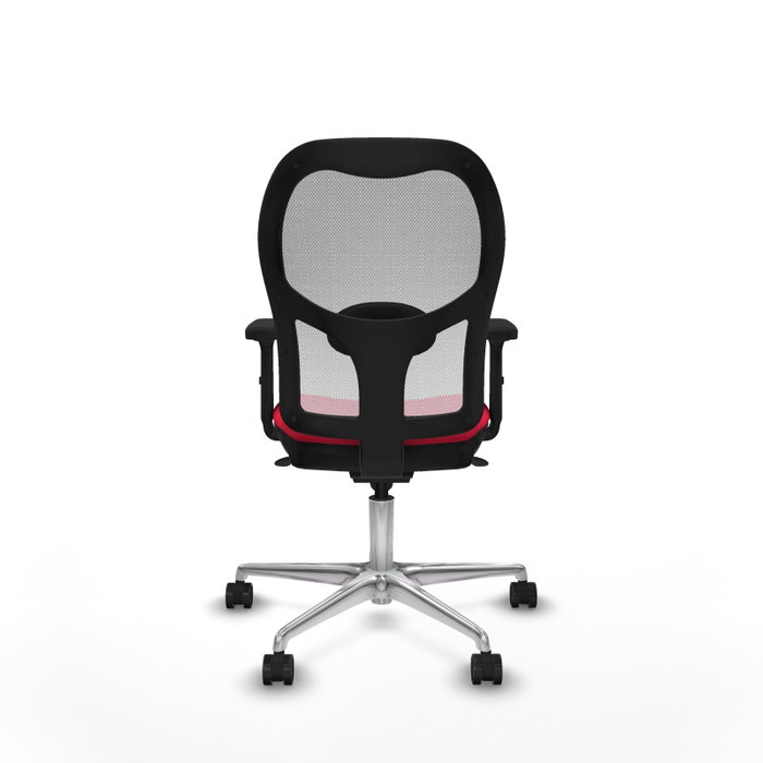 PIQUERAS Y CRESPO Silla de oficina Jorquera Roja con Malla Blanca PIQUERAS Y CRESPO Silla de oficina Jorquera Roja con Malla Blanca