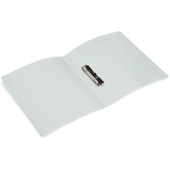 HERMA 19159 Carpeta de anillas A4, forma de D, Polipropileno (PP), transparente/blanco, almacenamiento de documentos