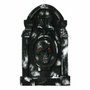 Atosa Lápida Decorativa con Calavera Central Luminosa y Detalles Góticos - 50x31 cm