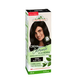 Crema Colorante A La Henna Negro