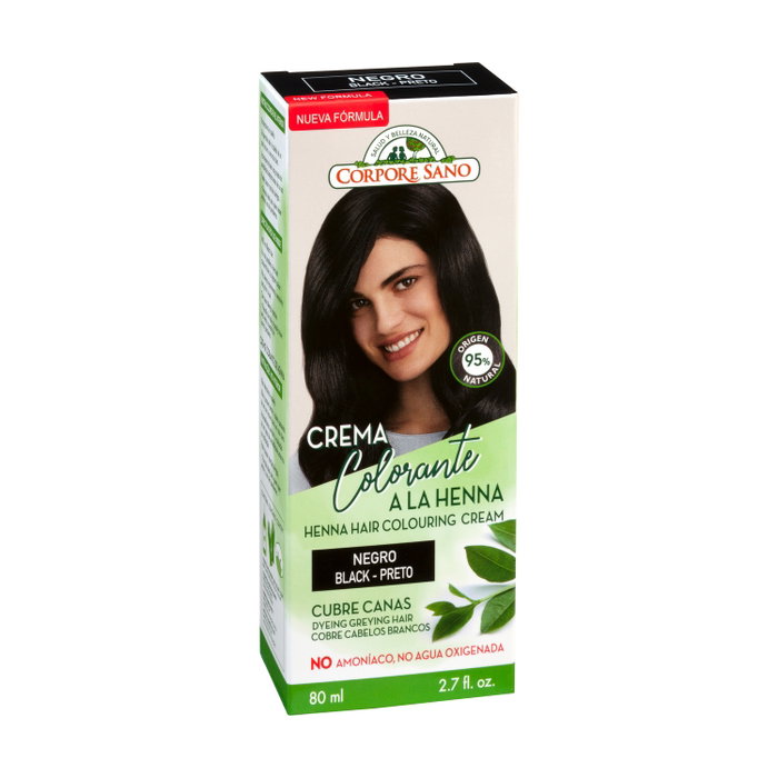 Corpore Sano Crema Colorante a la Henna Negro Corpore Sano Crema Colorante a la Henna Negro