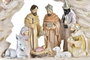 DKD Home Decor Nacimiento de Resina Beige y Multicolor