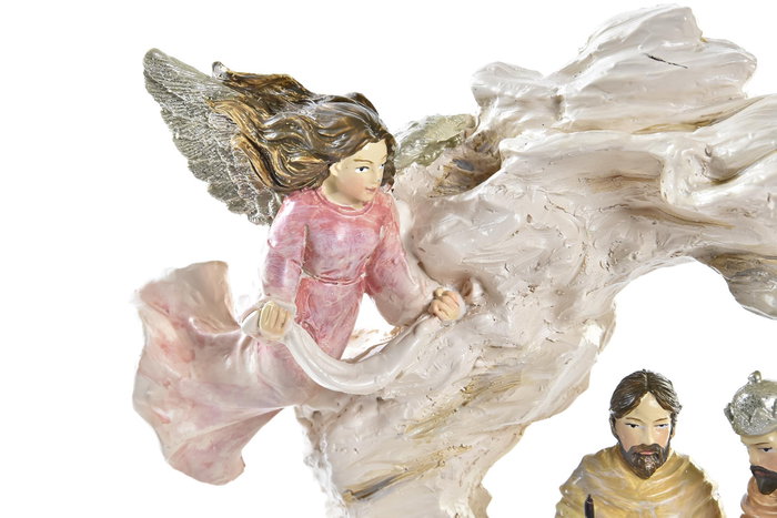 DKD Home Decor Nacimiento de Resina Beige y Multicolor DKD Home Decor Nacimiento de Resina Beige y Multicolor