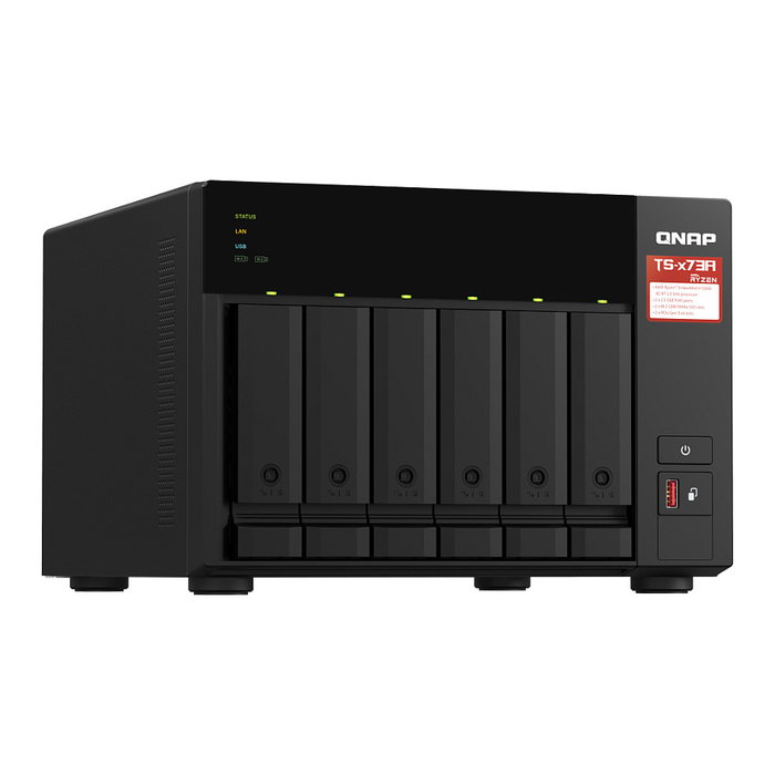 QNAP TS-673A-SW5T NAS Ryzen Embedded V1500B 8GB DDR4 6 Bays