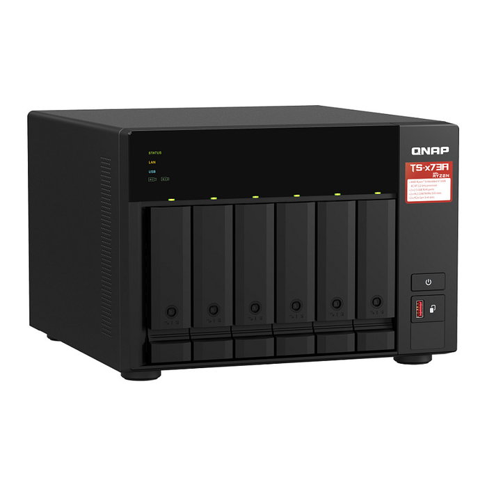 QNAP TS-673A-SW5T NAS Ryzen Embedded V1500B 8GB DDR4 6 Bays