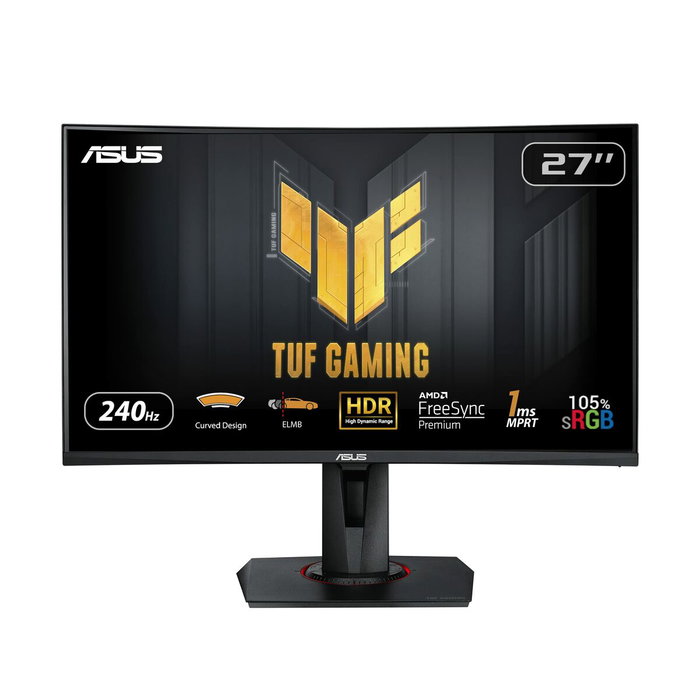 Asus TUF Gaming VG27VQM Monitor Gaming Curvo 27 pulg. Full HD 240Hz 1ms VA Asus TUF Gaming VG27VQM Monitor Gaming Curvo 27 pulg. Full HD 240Hz 1ms VA