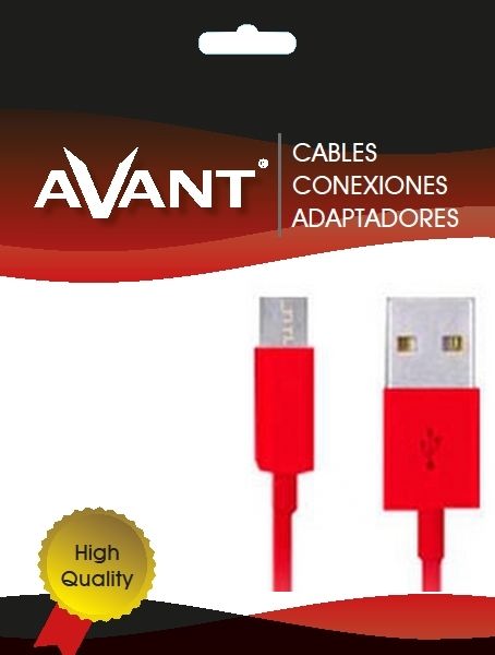 AVANT CONNECT Cable Micro USB a USB AM 1.2 mtrs 2.0V
