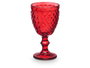 VIVALTO Copa Diamante Roja 220 ml (Set de 24)