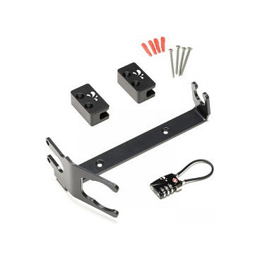 Juice technology juice booster 3 soporte de pared de aire (antracita, con soporte en u y cierre de seguridad) ep-jb3aws