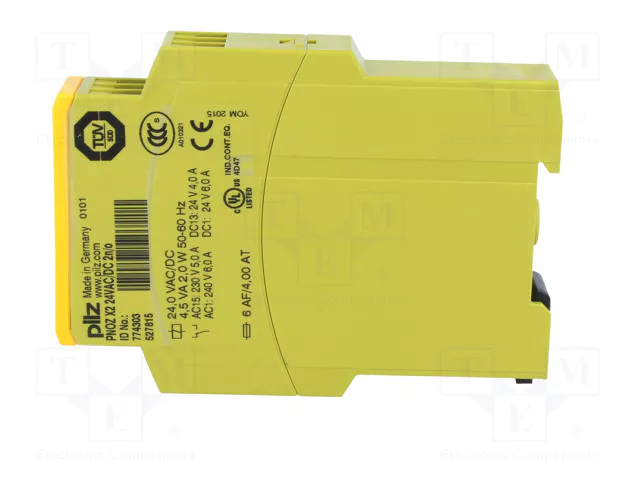 PILZ PNOZ X2 Relé de Seguridad 24VAC/DC 2 NA PILZ PNOZ X2 Relé de Seguridad 24VAC/DC 2 NA
