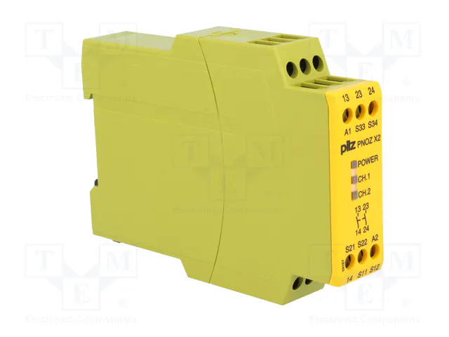 PILZ PNOZ X2 Relé de Seguridad 24VAC/DC 2 NA PILZ PNOZ X2 Relé de Seguridad 24VAC/DC 2 NA