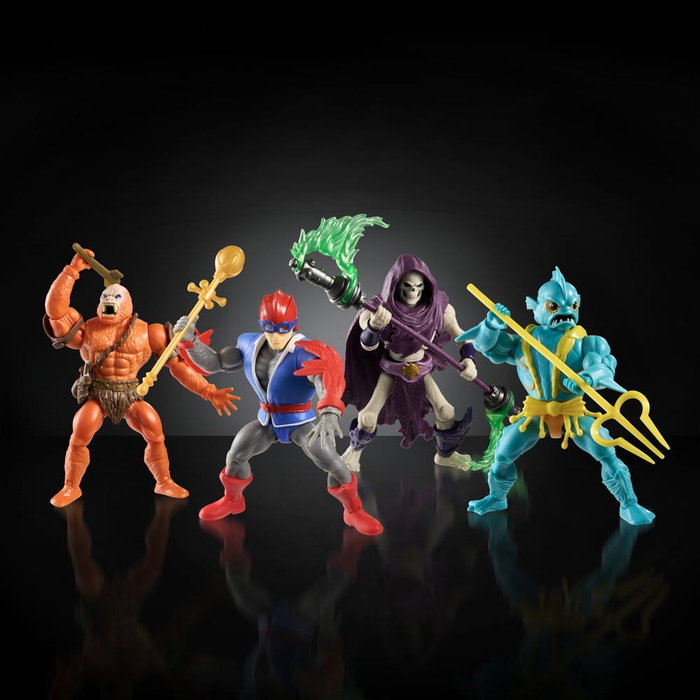 Mattel Masters of the Universe Origins Pack de 4 Figuras Battle for Subternia 14 cm