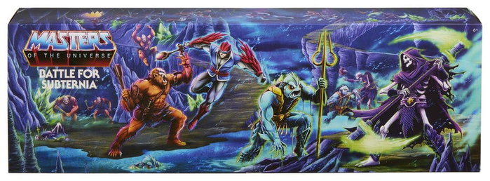 Mattel Masters of the Universe Origins Pack de 4 Figuras Battle for Subternia 14 cm