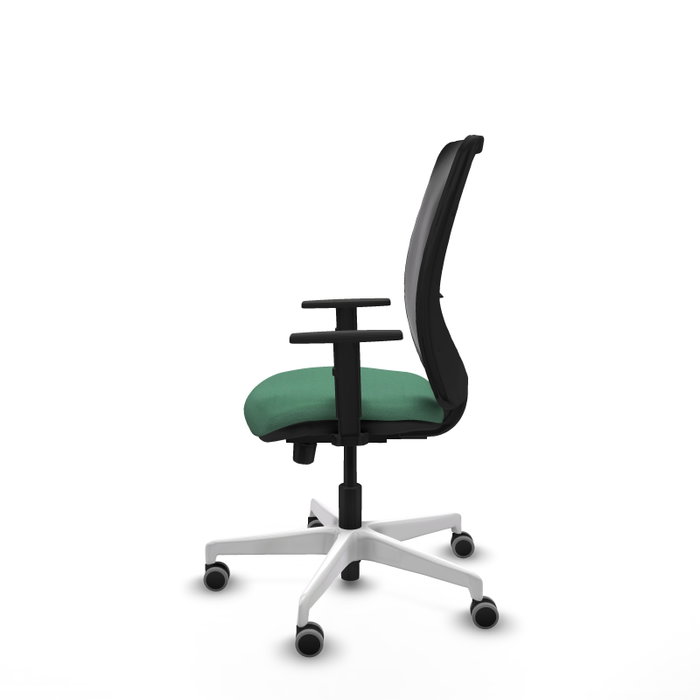 PIQUERAS Y CRESPO Silla de oficina Zulema Verde esmeralda y Negro PIQUERAS Y CRESPO Silla de oficina Zulema Verde esmeralda y Negro