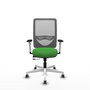 PIQUERAS Y CRESPO Silla de oficina Zulema Verde con malla Gris