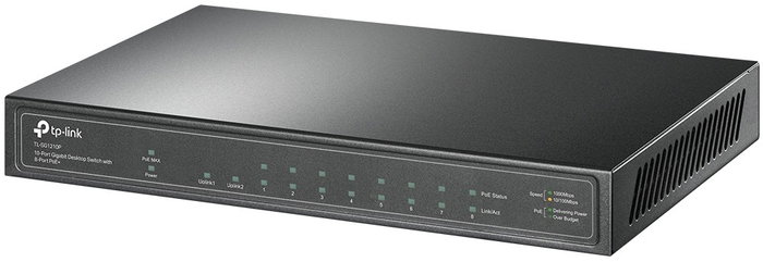 TP-Link TL-SG1210P Switch Gigabit de 10 puertos con 8 puertos PoE+ y 1 puerto SFP