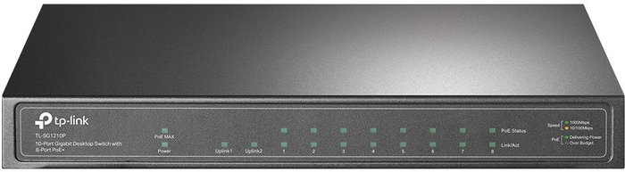 TP-Link TL-SG1210P Switch Gigabit de 10 puertos con 8 puertos PoE+ y 1 puerto SFP