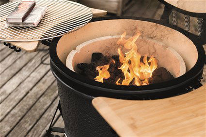 Berghoff 2415700 Barbacoa y Horno Cerámica Gris 58 cm