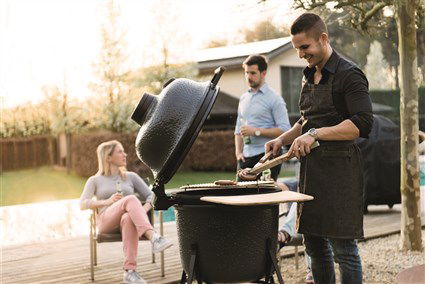 Berghoff 2415700 Barbacoa y Horno Cerámica Gris 58 cm