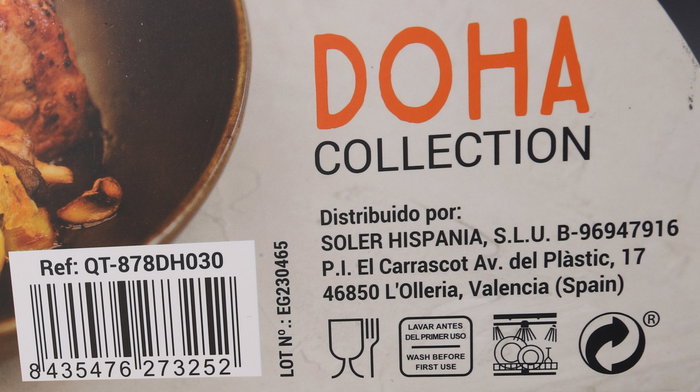 Inde Sartén de Aluminio Forjado Full Doha Quttin 30 cm (4 Unidades)