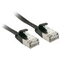LINDY Cable de red Cat6a U/FTP 0,3 m Negro