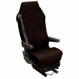 Htc Equipement Funda universal para asiento de camioneta de algodón acolchado negro