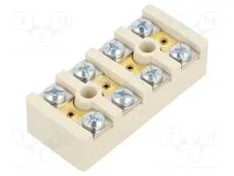 SEZ DK Bloque de Bornas Cerámico de 4mm² con 8 Bornas