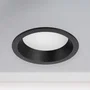 Foco Downlight Circular LED 20W 2.000Lm 6000ºK Anti-Deslumbrante UGR19 40.000H Negro