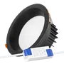 Foco Downlight Circular LED 20W 2.000Lm 6000ºK Anti-Deslumbrante UGR19 40.000H Negro