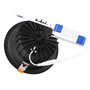 Foco Downlight Circular LED 20W Blanco Frío Negro