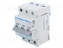 HAGER Interruptor magnetotérmico MBN340E 3 polos 40A 6kA